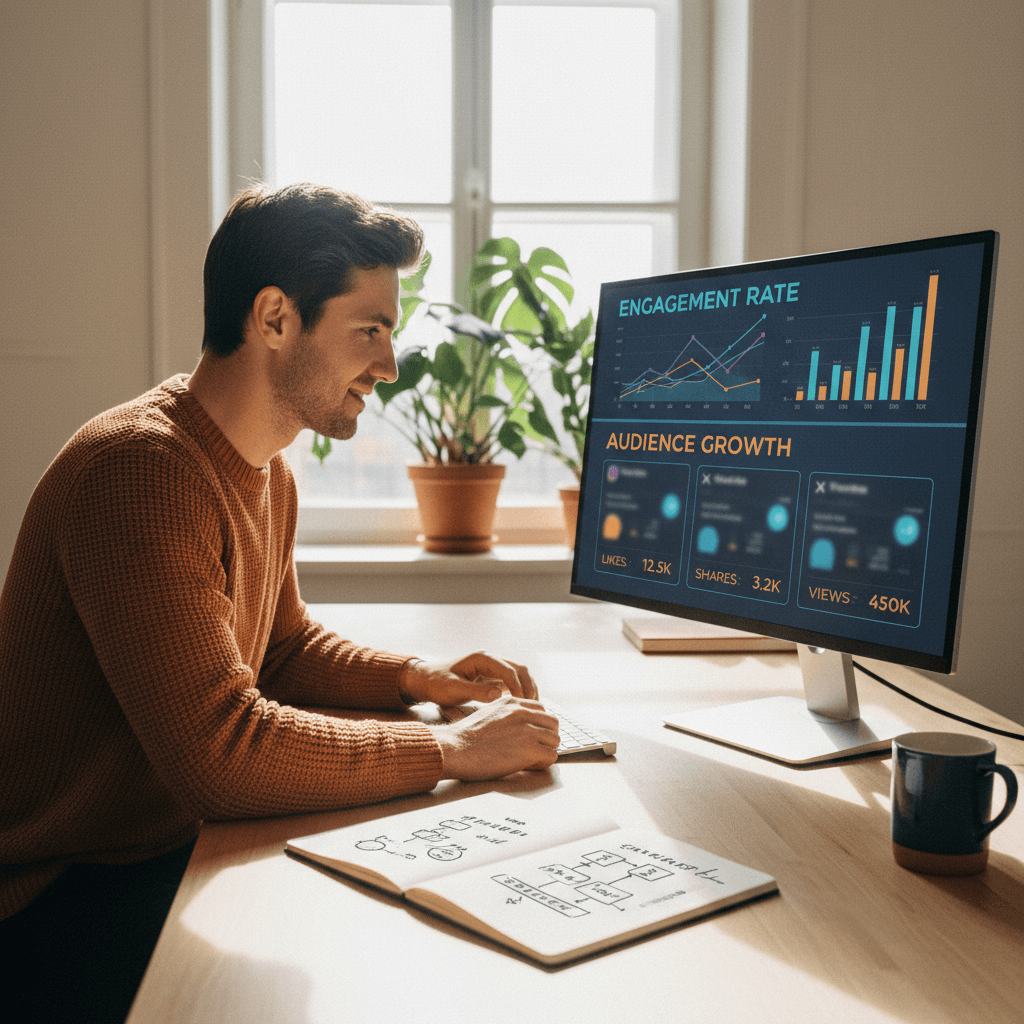 Social media analytics dashboard review