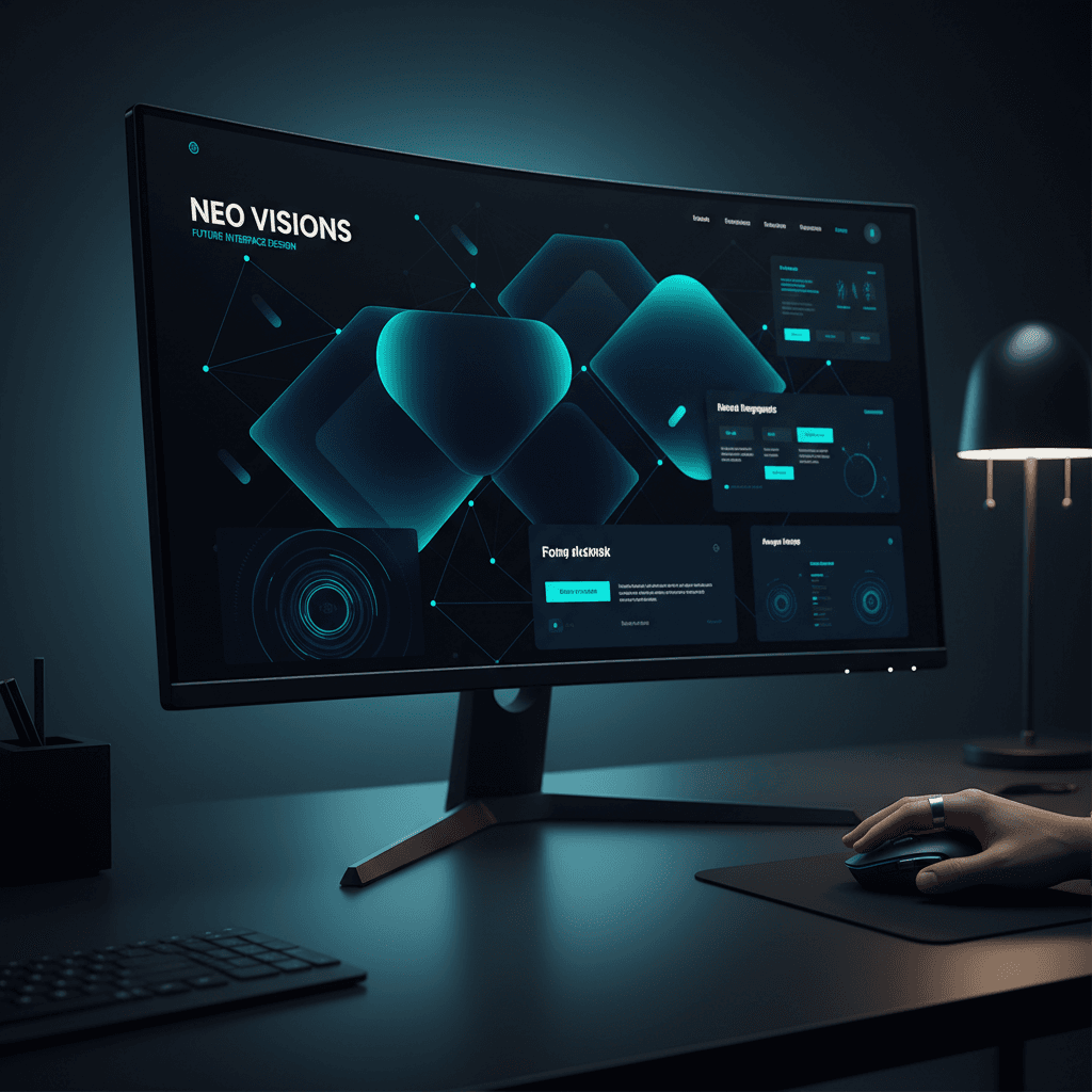 AI-powered website development project showcasing responsive design